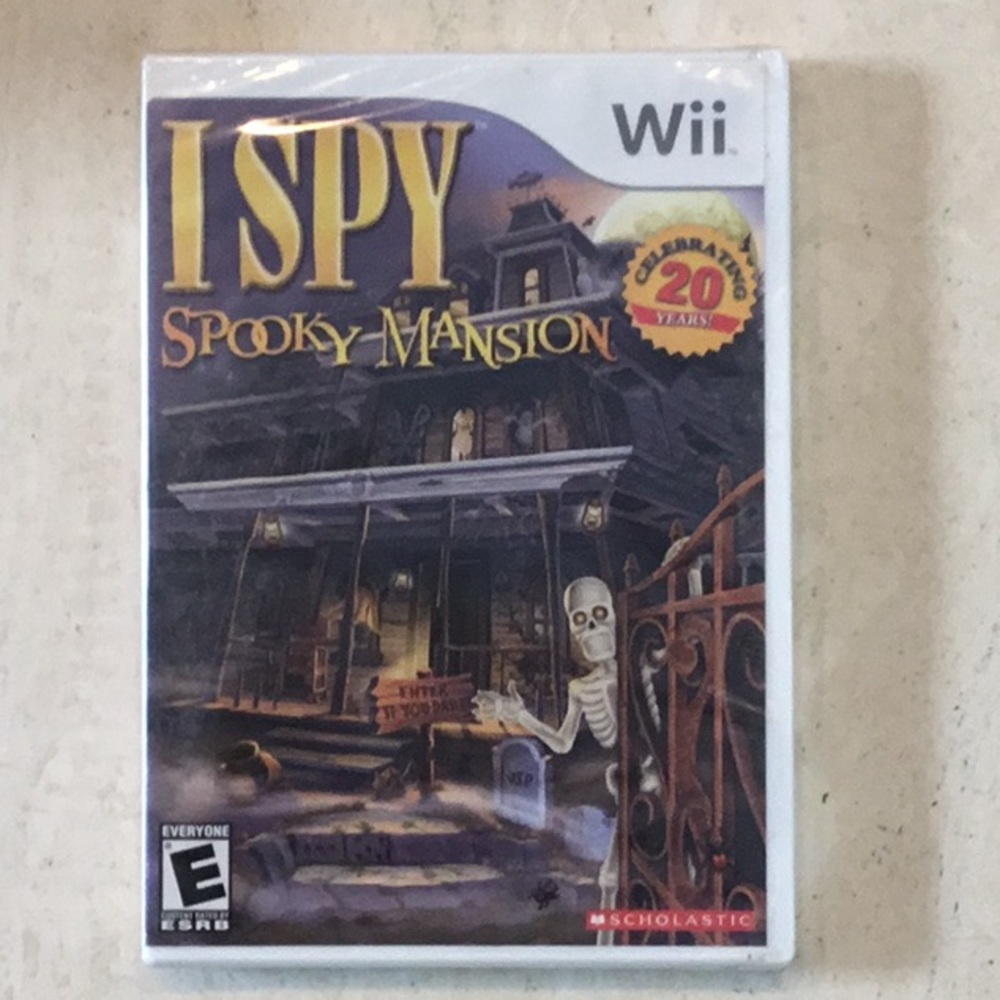 New I Spy Spooky Mansion Nintendo Wii Game Brand New Factory Sealed Halloween